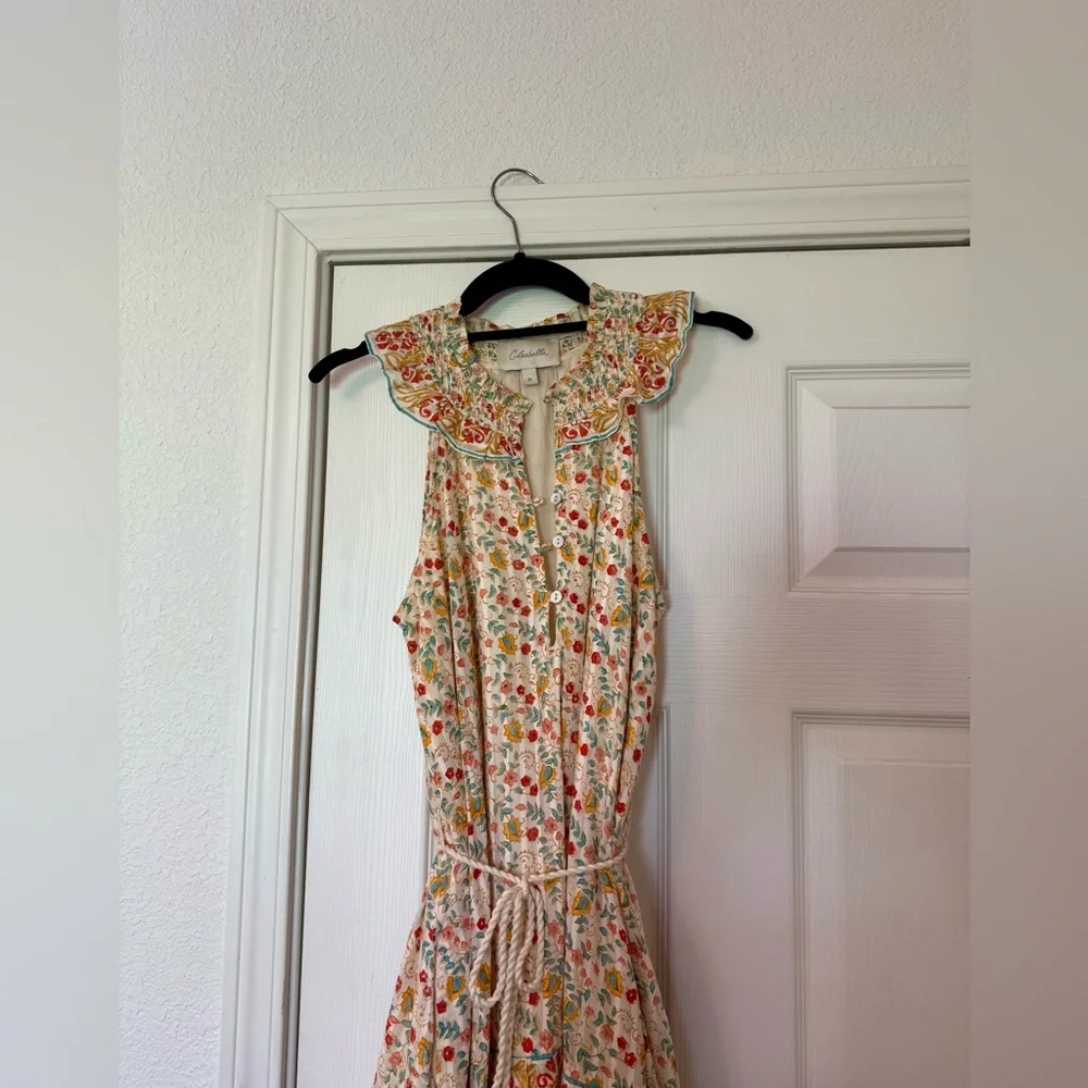 CLEOBELLA Kyra Boho Maxi dress with tiered ORGANIC handblocked cotton - Picture 8 of 12